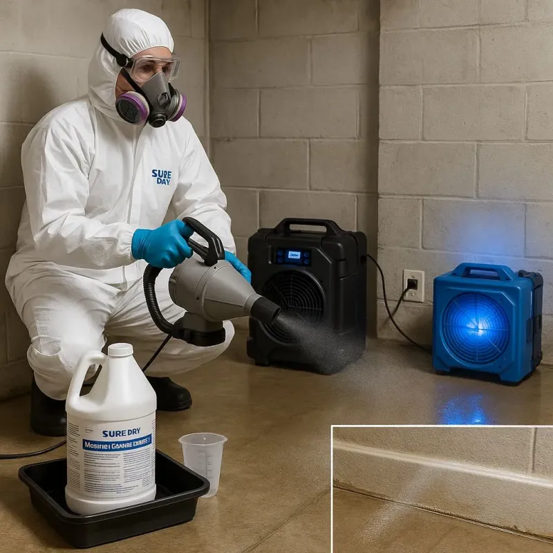 Sanitization and Odor Removal process in Somers, WI