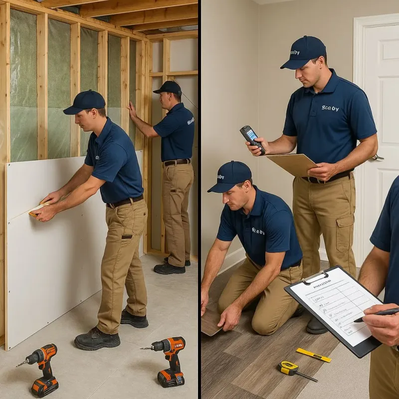 Repairs and Reconstruction process in Somers, WI